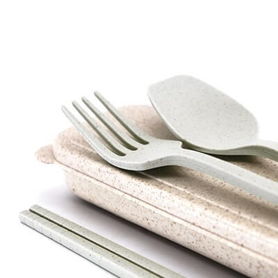 FREEMIUMS 3-in-1 Colour Eco-Wheat Cutlery Set GTTB022 10