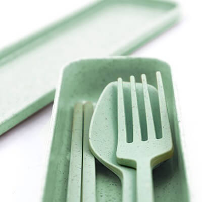 FREEMIUMS 3-in-1 Colour Eco-Wheat Cutlery Set GTTB022 9