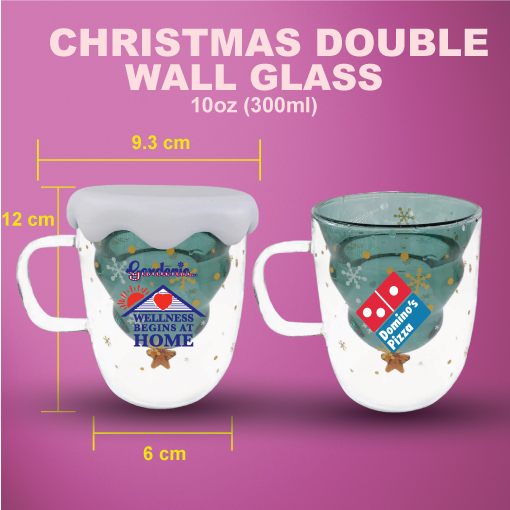 Freemiums CHRISTMAS-DOUBLE-WALL-GLASS-MEASUREMENT