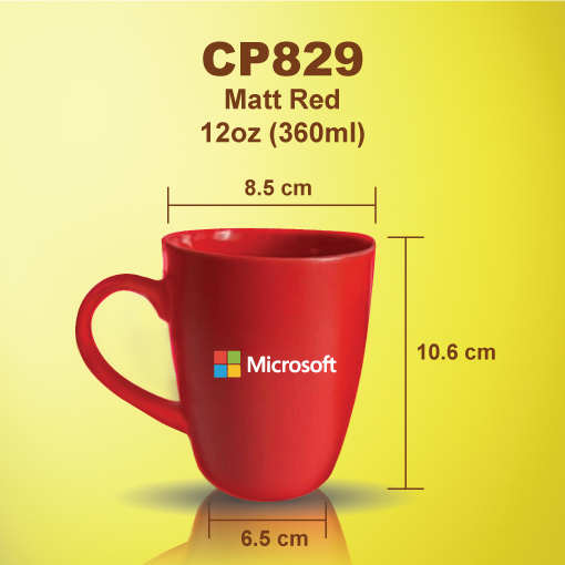 FREEMIUMS CP829-(MATT-RED)12oz