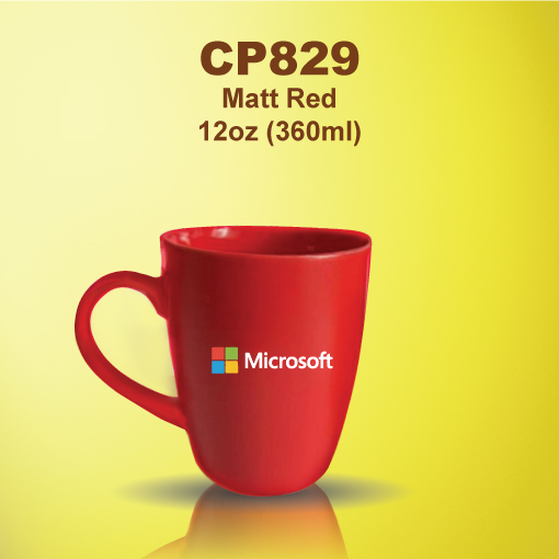 FREEMIUMS CP829-(MATT-RED)12oz.jpg1-F001 CERAMIC MUG