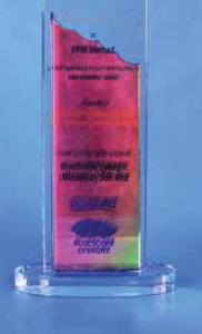 CRYSTAL TROPHY D5123A