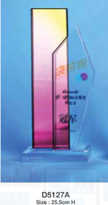 CRYSTAL PLAQUE D5127A