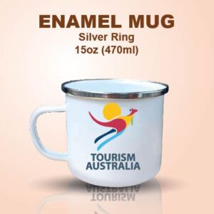 ENAMEL MUG