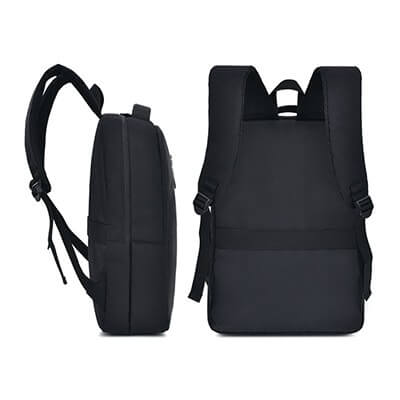FREEMIUMS GTBG34-02 15.6 Inches Casual PU Laptop Backpack with USB Port