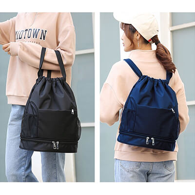 FREEMIUMS GTBG59-10 ROX Polyester Oxford Fashion Drawstring Bag