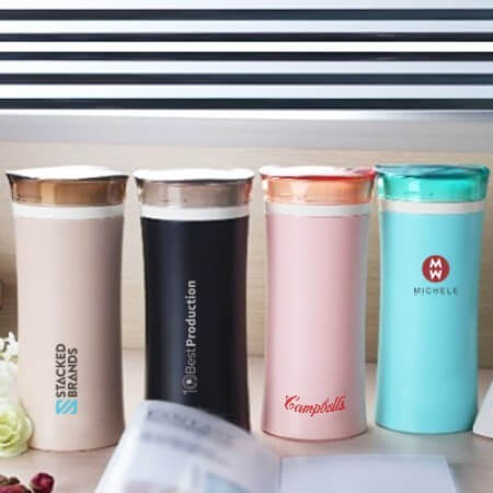 FREEMIUMS GTDW014-1 PP Dual Layer Insulated Vacuum Mug - 420ml -072 PP DUAL LAYER INSULATED VACCUM MUG 420ML