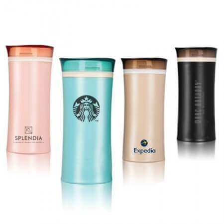 FREEMIUMS GTDW014-3 PP Dual Layer Insulated Vacuum Mug - 420ml