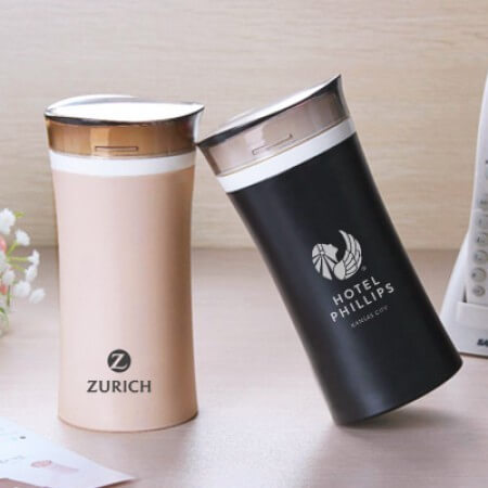 FREEMIUMS GTDW014-6 PP Dual Layer Insulated Vacuum Mug - 420ml