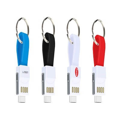 FREEMIUMS GTEG12-1 USB 3-in-1 Charging Cable Magnet Key Chain