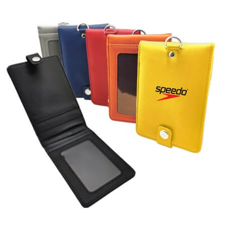 FREEMIUMS GTNC19-3 Smooth PU ID Holder Flip Open Wallet