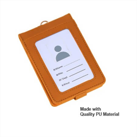 FREEMIUMS GTNC19-5 Smooth PU ID Holder Flip Open Wallet