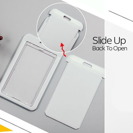 FREEMIUMS GTNC21-RS-4 WIN Slide Up Slim ID Tag Holder