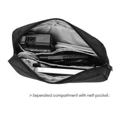 FREEMIUMS GTTG14-06 Water Repellent Travel Gadget Pouch