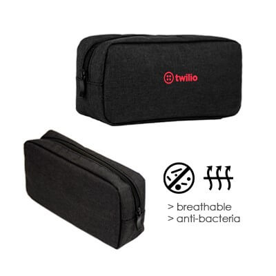 FREEMIUMS GTTG19-03 Water Repellent Travel Gadget Pouch - L Size
