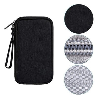 FREEMIUMS GTTG31-7 Water Repellent Polyester Gadget Pouch