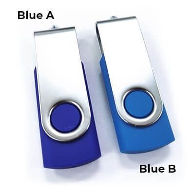 FREEMIUMS GTU05-1 Metal Swivel Rubber Coated USB Flash Drive - 16GB
