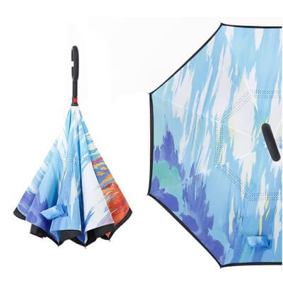 FREEMIUMS GTUB002-6 23 Inches Open Reversible Quality Umbrella
