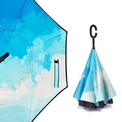 FREEMIUMS GTUB002-8 23 Inches Open Reversible Quality Umbrella