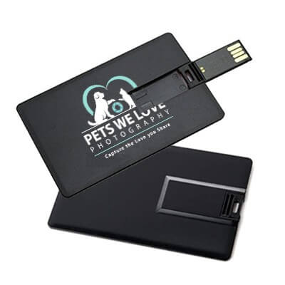 FREEMIUMS GTUSB023-8GB-1 Flip Card Shape USB Flash Drive-8GB