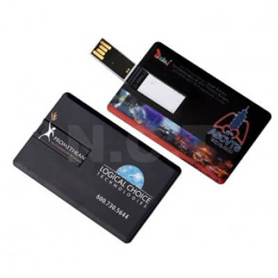 FREEMIUMS GTUSB023-8GB-4 Flip Card Shape USB Flash Drive-8GB