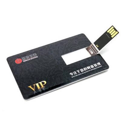 FREEMIUMS GTUSB023-8GB-5 Flip Card Shape USB Flash Drive-8GB