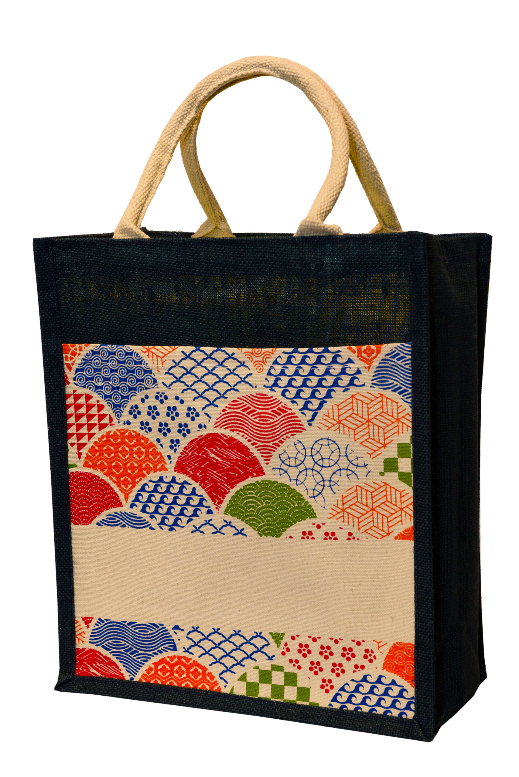 FREEMIUMS JB1901_Navy-068 JUTE BAG JB19 -068