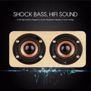 NELSON WOODEN BLUETOOTH SPEAKER (800mAh) BATTERY GTEG33