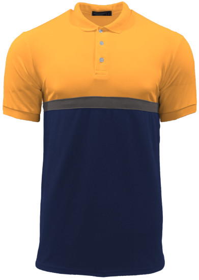 FREEMIUMS CROSSRUNNER HARLEY POLO CRP 3103 GOLD YELLOW/CHARCOAL/NAVY