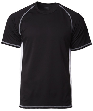 FREEMIUMS CROSSRUNNER STORM TEE CRR 1101 BLACK/WHITE