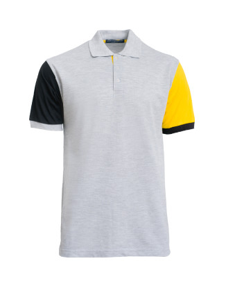 Freemiums Grey/Yellow NHB2300-F075 Murphy Polo Shirt